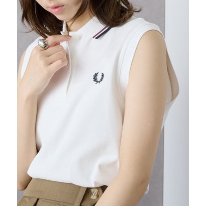 フレッドペリー FRED PERRY 【日本正規品】SLEEVELESS FRED PERRY SHIRT （ホワイト）｜LOCOMALL（ロコンド公式ストア）