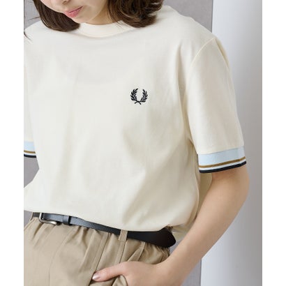 フレッドペリー FRED PERRY 【日本正規品】TWIN TIPPED CUFF T-SHIRT M2396 （アイボリー）｜LOCOMALL（ロコンド公式ストア）