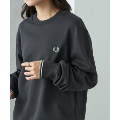 フレッドペリー FRED PERRY 【日本定め事品】◎新色加えること◎ Crew Neck SweatShirt フレッドペリー クルーネックスウェット M7535 （濃灰色薄墨色）