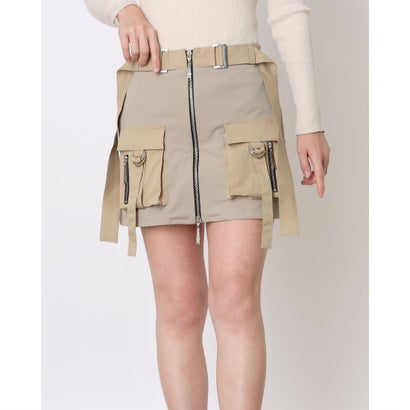 アクオド ACUOD Tactical Mini Skirt （ベージュ）｜LOCOMALL（ロコンド公式ストア）