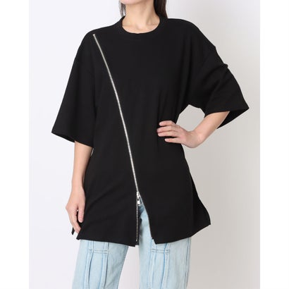 アクオド ACUOD Tiagonal Zip T-Shirts （黒いこと）
