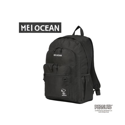 メイオーシャン MEI OCEAN メイ 大海原 おせっかい 背嚢 MEI OCEAN SNOOPY 62122 （黒いこと×白いこと）