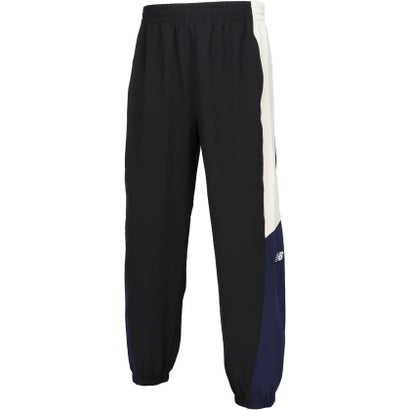 ニュー平衡にする New Balance ニュー平衡にする New Balance WOVEN JOGGER PANT ジョガーパンツ ズボン ボトムス 形づくる 吸汗速乾 伸ばすこと性 リラックスフ （BK 黒いこと）