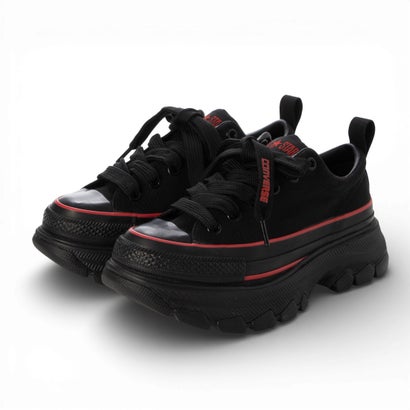 コンバース CONVERSE スニーカー メンズ レディース オールスター トレックウエーブ AP OX 31317390 31317391 converse ALL STAR TREKWAVE AP OX 厚底 （黒いこと） 靴-スニーカー