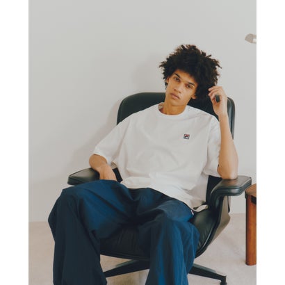 フィラ FILA ショートスリーブティーシャツ / S/S T-SHIRT / 心地好い御召しもの / ユニ一発やる （WHITE）
