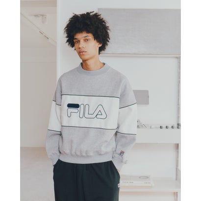 フィラ FILA スウェットシャツ / SWEATSHIRT / カジュアルウェア / ユニセックス (M.GREY)|LOCOMALL(ロコンド公式ストア)