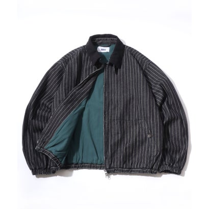 マルカワ MARUKAWA MRU/エムアールユー 大層らしい大いさ T/Cツイル 襟コール天 ダブルジップ 狩り上衣 律動的な調子とっ始め ともし火上衣 アウター メンズ レディース （ブラッ レディースファッション-コート・ジャケット