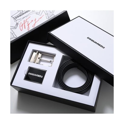 ディースクエアード Dsquared2 DSQUARED2 ベルト 4 IN 1 BELT GIFT BOX GBM0002 12900001 （M1510/ブラック）