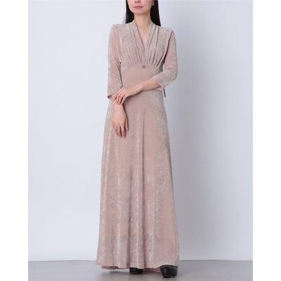 リナシメント RINASCIMENTO ベロアRロゴプレートマキシOP （Beige）