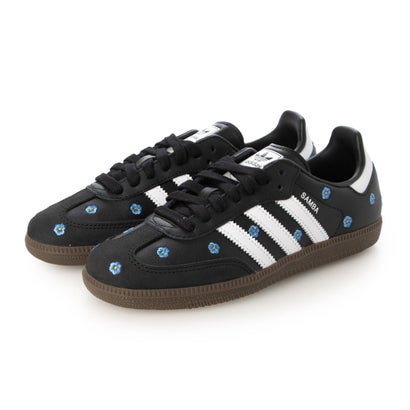 アディダス オリジナルス adidas Originals SAMBA OG W お花刺しゅう サンバ IF4397 黒 花柄 メンズ レディース （Black(IF4397)） レディース靴-靴