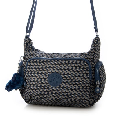 キプリング Kipling GABB S クロスボディバッグ （Blue on Wire）