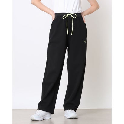プーマ PUMA レディース スウェットロングパンツ ESS ELEVATED MX ニット PT 693760 （PUMA Black）