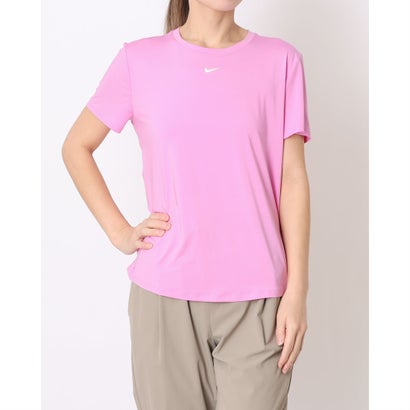 ナイキ NIKE レディース フィットネス 半袖Tシャツ ナイキ ウィメンズ ワン クラシック DF S/S トップ FN2799503 （LT MAGENTA/WHITE） の商品写真