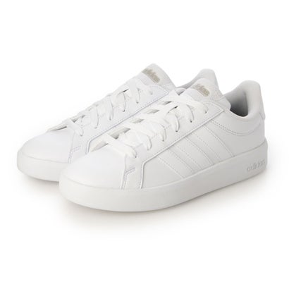 アディダス adidas レディース スニーカー GRAND COURT BASE 3.0 U HQ0076 HQ0071 HQ0080 HQ0081 HQ0082 JR4613 （ホワイト）