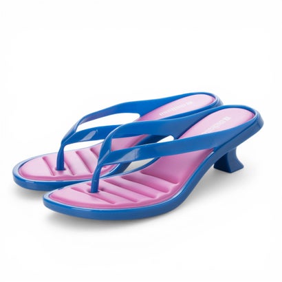 メリッサ melissa MELISSA THONG KITTEN HEEL AD （BLUE/LILAC）