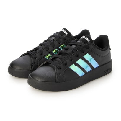 アディダス adidas レディース スニーカー GRAND COURT BASE 3.0 W HQ0083 HQ0084 （ブラック）