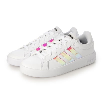 アディダス adidas レディース スニーカー GRAND COURT BASE 3.0 W HQ0083 HQ0084 （ホワイト）