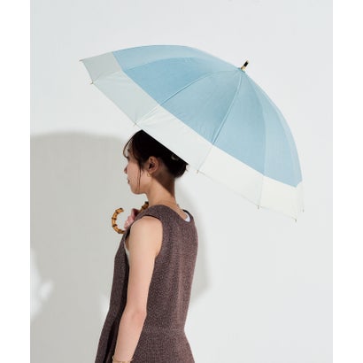 【Wpc.】最強の日がさ UVO（ウーボ）12本骨 気が大きい 完膚なきまで遮光 遮熱 晴雨兼用 耐風 思わしい レディース 長傘 （切り継ぎ切れ/ サキソフォン×オフ）