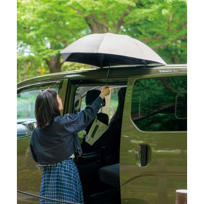 【Wpc.】日傘 遮光マグフィット ミニ 58cm 車にくっつく 大きい傘 完全遮光 遮熱 UVカット 晴雨兼用 レディース メンズ 折りたたみ傘 （オフ）