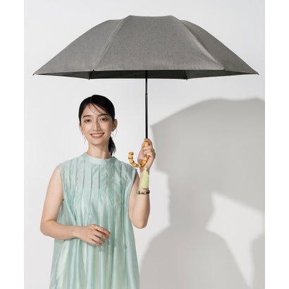 【Wpc.】最強の日がさ UVO（ウーボ）3段折 55糎 気が大きい 完膚なきまで遮光 遮熱 晴雨兼用 折りたたみ傘 （タッセル/ 薄墨色）