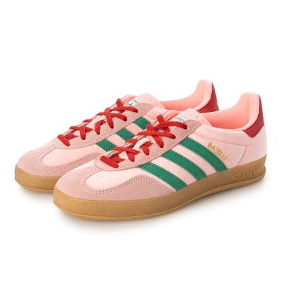 アディダス adidas adidas - GAZELLE INDOOR WMNS Court Green/Glow Pink/Gum【JI2713】 （COURT GREEN/GLOW PINK/GUM）