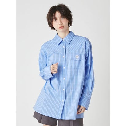 リリーブラウン LILY BROWN Lily Bearレターモチーフバリエシャツ （BLU）