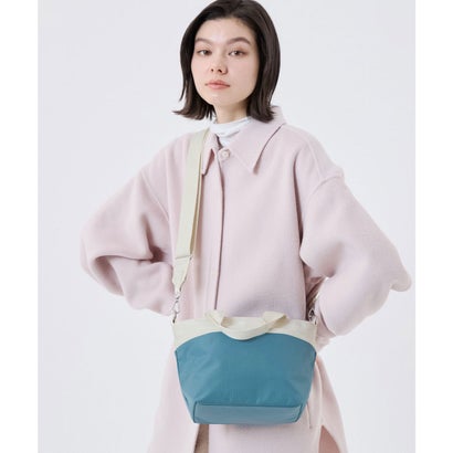 レスポートサック LeSportsac SMALL BUCKET TOTE （ブルーインディゴ/ベージュ）