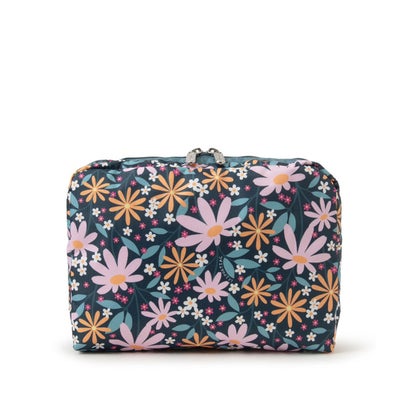 レスポートサック LeSportsac EXTRA LARGE RECTANGULAR COSMETIC （レトロデイジーズ）
