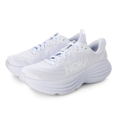 ホカ HOKA HOKA - WMNS BONDI 8 WHITE×WHITE 【1127952-WWH】 （WHITE/WHITE）