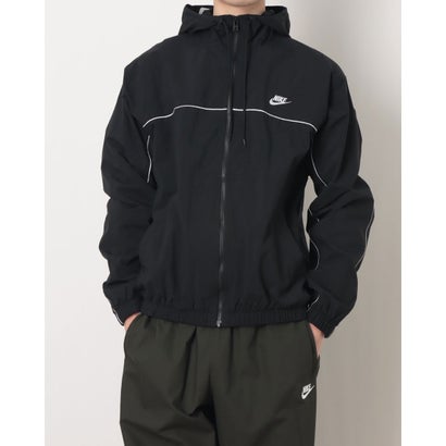 ナイキ NIKE メンズ ウインドフルジップ ナイキ クラブ アスリート フーディ ジャケット HJ2013010 （ブラック/ホワイト/(ホワイト)）