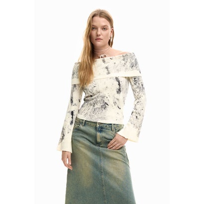 デシグアル Desigual オスロの薄手のセーター （グレー/ブラック）
