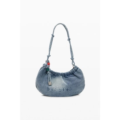 デシグアル Desigual 中型のオーバル型チャームバッグ （ブルー）