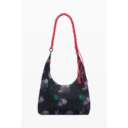デシグアル Desigual 楕円面形の風合い御徒面子 （薄墨色/黒いこと）