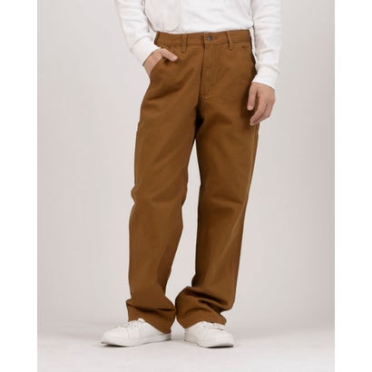 カーハート Carhartt LOOSE STRAIGHT WASHED DUCK DUNGAREE ワークパンツ (股下32インチ) （Cブラウン）