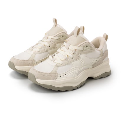フィラ FILA WAVY BLOCK / ウェイビーブロック / 心地よいスニーカー （Beige / Beige / Beige）