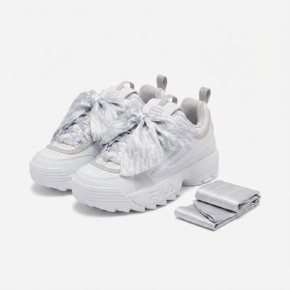 フィラ FILA DISRUPTOR 2 SCARF / ディスラプター2スカーフ / 厚底スニーカー （PURE WHITE/Silver）