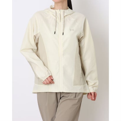 アンダーアーマー UNDER ARMOUR レディース クロスジャケット UAノーライナー ウーブン フルジップ フーディー 6012630 （Ivory Dune / /）