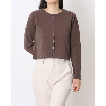 シーロン SIIILON Angel fit cardigan （DUST BROWN）