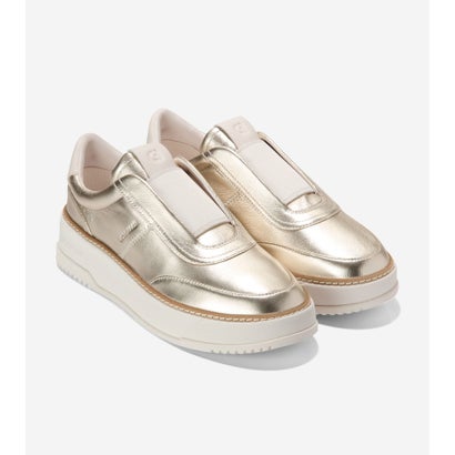 電話を掛ける ハーン COLE HAAN 地べた労働者階級 マックス活動の領域 スリッポン スニーカー womens （ホンブルグ帽 ゴールド なめし革）