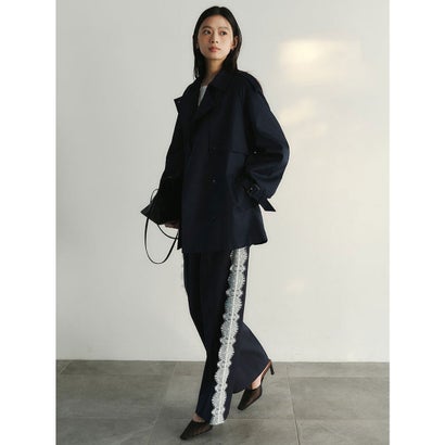 アニュアンス anuans レーストリムタックパンツ (NAVY)|LOCOMALL(ロコンド公式ストア)