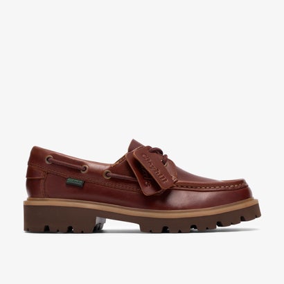 クラークス Clarks Cleyhill Boat. / レディース クレイヒルボート （ダークブラウンレザー）