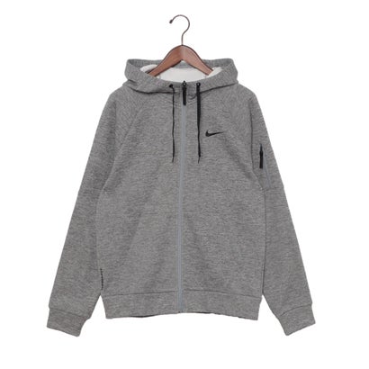 ナイキ NIKE TF フルジップ L／S フーディ パーカー （Dグレーヘザー×Pグレー×B）