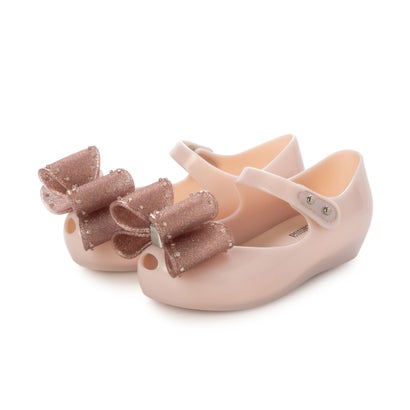 メリッサ melissa MINI MELISSA ULTRAGIRL CLASSIC BOW BB （METALLIC PINK/GLITTER）