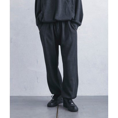 足し加えるアリゾナ州の州都 +phenix 【WEB・直営店制限事項】FLEECE WIDE PANTS フリースワイドパンツ （暗灰色）