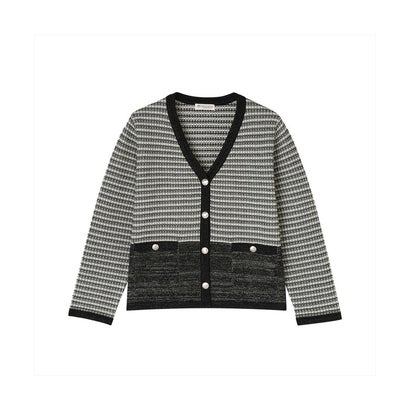 トーキョーシャツ TOKYO SHIRTS アウター ツイード風 Vネック ジャケット レディース （ブラック） 4,876円