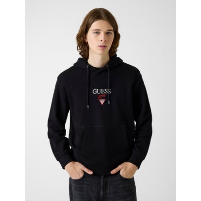 ゲス GUESS GUESS JEANS Regular Baker Logo Hoodie （JBLK）｜LOCOMALL（ロコンド公式ストア）