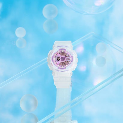 【BABY-G】BA-110シリーズ / BA-110PS-7AJF （ホワイト&times;パープル）｜LOCOMALL（ロコンド公式ストア）