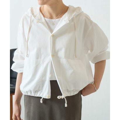 ビアズリー BEARDSLEY シャツフーディー （white）
