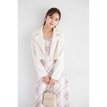 トッコクローゼット tocco closet スエードライダースジャケット