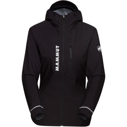 マムート MAMMUT マムート MAMMUT アウトドア 活動力 トレイル幽客 捉え所のない甲殻 フーデッド 上衣 アジアン相応う レディース 亭主もち ウィメ （0001 BLACK）